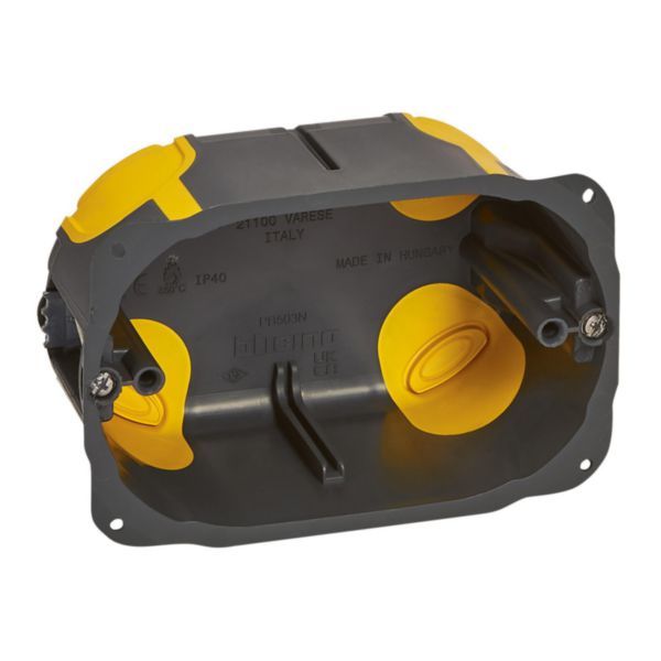 Boîte d'encastrement multiposte Eco Batibox - 3 postes profondeur 52mm