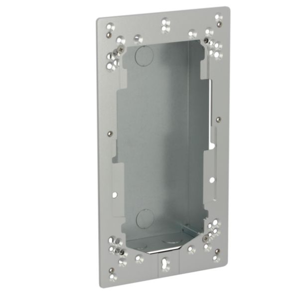 Boîte d'encastrement pour platine de rue monobloc à défilement de noms Linea 300