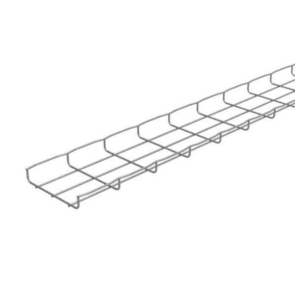 Chemin de câbles fils Cablofil avec bord sécurité CF30 standard - haut. 30mm, larg. 150mm, long. 3m - finition Zinc Aluminium