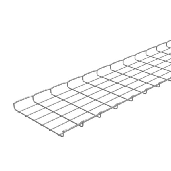 Chemin de câbles fils Cablofil avec bord sécurité CF30 standard - haut. 30mm, larg. 300mm, long. 3m - finition Zinc Aluminium