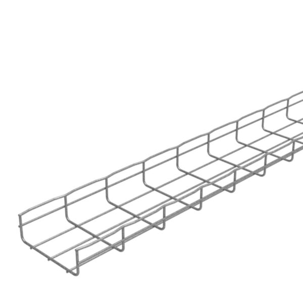 Chemin de câbles fils Cablofil avec bord sécurité CF54 standard - haut. 54mm, larg. 150mm, long. 3m - finition Zinc Aluminium