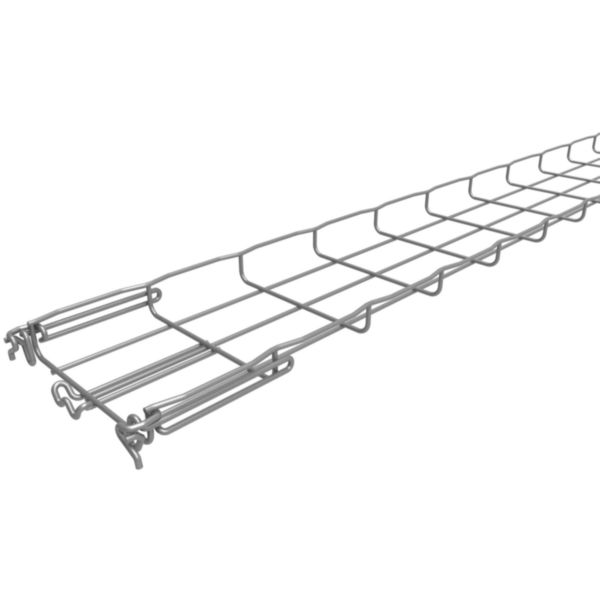 Chemin de câbles Cablofil pré-éclissé Fasclic+ à Bord Sécurité de 3 mètres en Zinc Alu (Haute Résistance) - FC30/150HR 