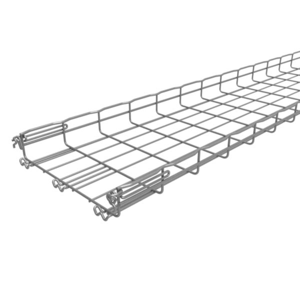 Chemin de câbles Cablofil pré-éclissé Fasclic+ à Bord Sécurité de 3 mètres en Zinc Alu (Haute Résistance) - FC54/300HR