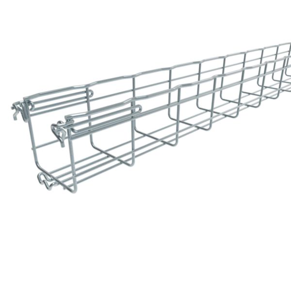 Chemin de câbles Cablofil pré-éclissé Fasclic+ à Bord Sécurité de 3 mètres électrogalvanisé - FC105/100EZ