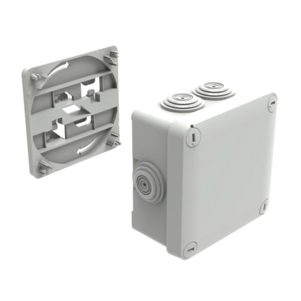 Kit pour fixation de boîte Plexo KITBP105 pour chemins de câbles fils Cablofil et ZF31 - finition Plastique