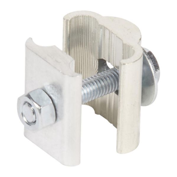 Connecteur équipotentiel GRIFEQUIP pour chemins de câbles fils Cablofil CF30 , CF54 et CF105 finitions GS et GC - finition Aluminium