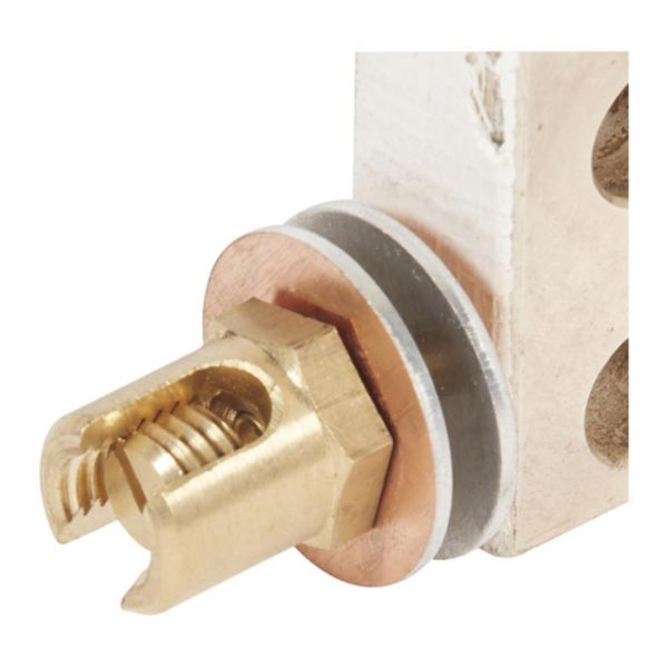 Borne laiton pour conducteur de protection BLF diam.50mm² et long.26mm pour CDC fils Cablofil CF54 et CF105 - finition Cuivre - Page 19