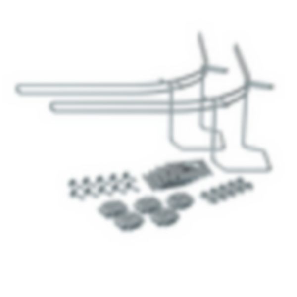 Kit d'accessoires flexibles RAD T angle 90° Hauteur 105mm - largeur 150mm 304L