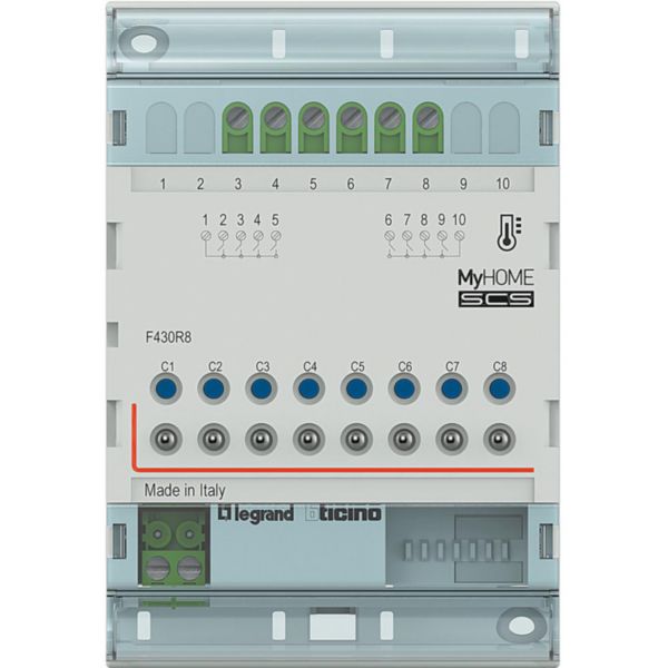 Actionneur modulaire 8 relais indépendants gestion de température MyHOME_Up - 4 modules