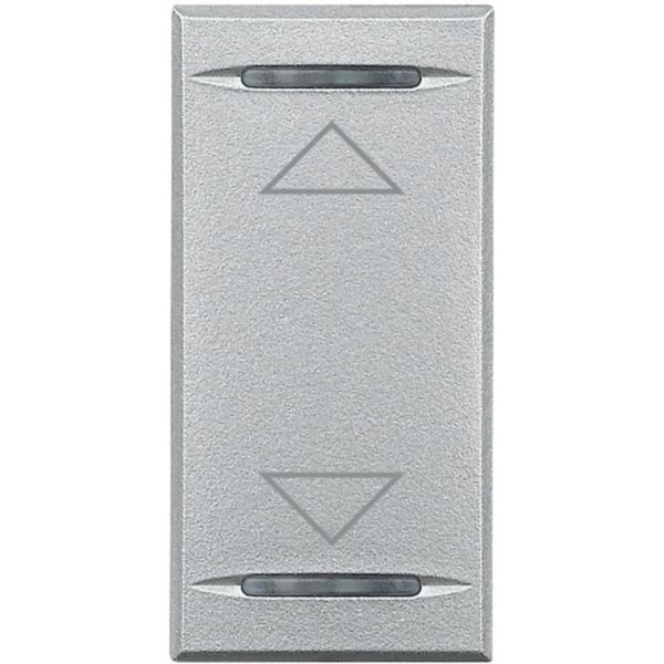 Manette Axolute symbole montée et descente 1 module - alu