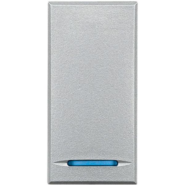 Manette Axolute neutre type poussoir 1 module - alu