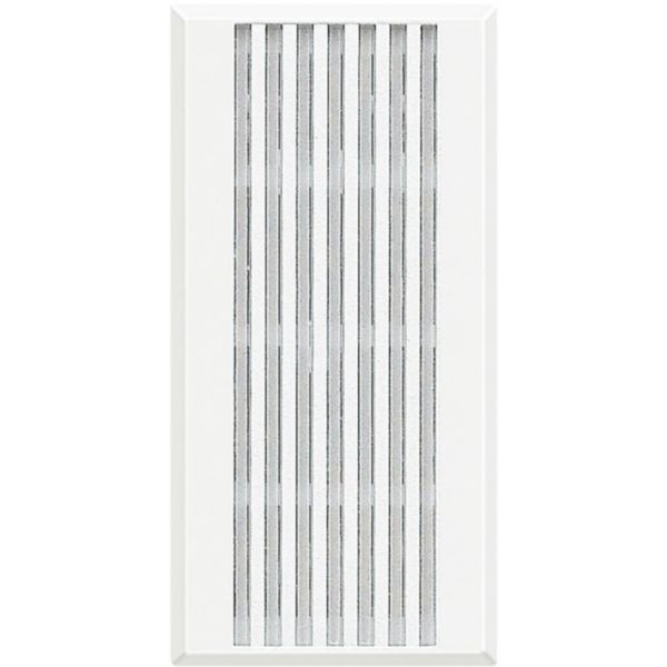 Sonnette à timbre bronze axolute 230v 8va 1 module - blanc