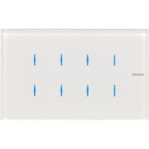 Commande tactile Axolute BUS version 8 fonctions - White