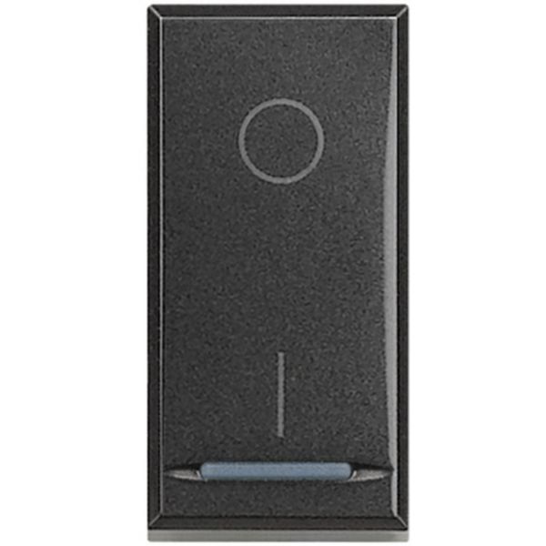 Interrupteur bipolaire 20A Axolute - finition Anthracite - 1 module