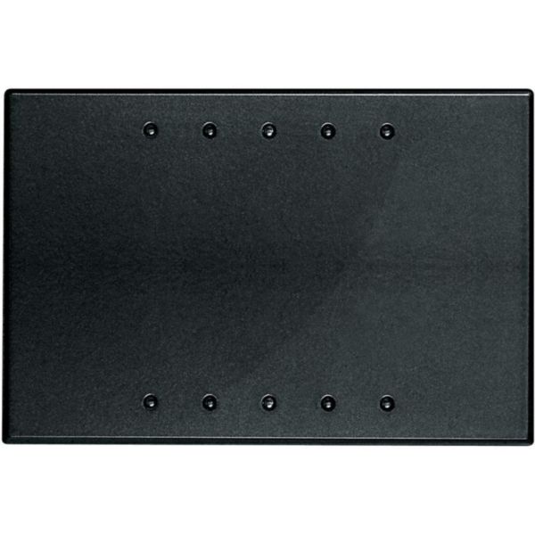 Commande soft touch axolute myhome bus - 3 modules - anthracite