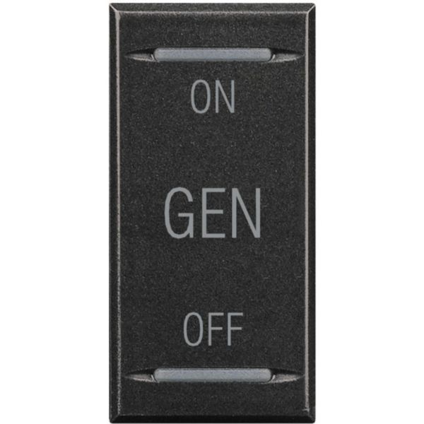 Manette Axolute symbole ON , OFF et GEN 1 module - anthracite
