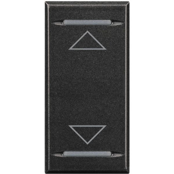 Manette Axolute symbole montée et descente 1 module - anthracite