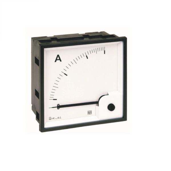Ampèremètre analogique type DIN RQ48E 0-5-25A/5A 5IN avec cadran déviation 90°