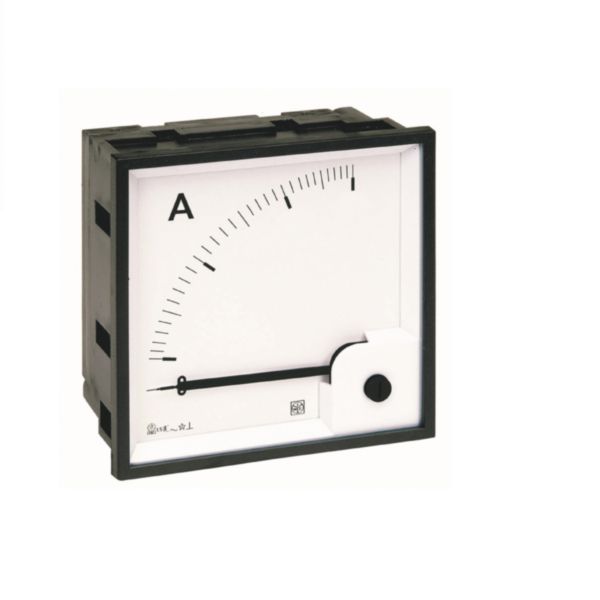 Ampèremètre analogique type DIN RQ72E 0-5A AC direct 1IN avec cadran déviation 90°