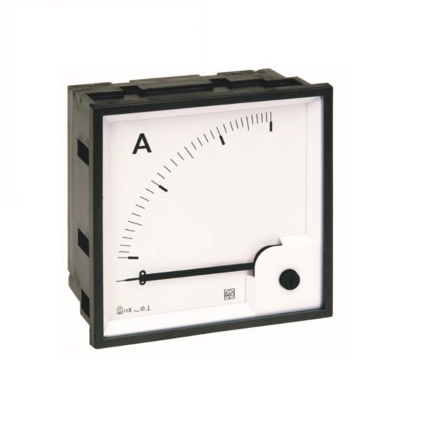 Ampèremètre analogique type DIN RQ96E 0-5A AC direct 1IN avec cadran déviation 90°