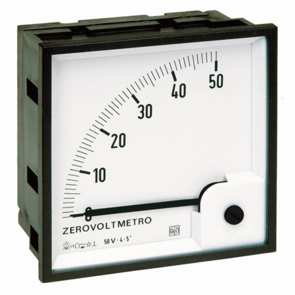 Voltmètre de zéro type SYNCRO RQ96Z - Tension nominale 100V - Fréquence 50-60Hz - avec cadran 0 - 50V déviation 90° - Page 18