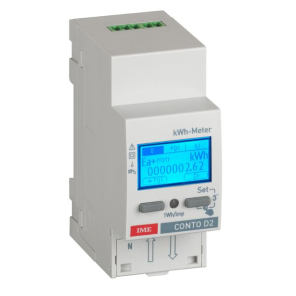 Compteur d'énergie type CONTO D2 MID - 2 modules - monophasé direct 63A - sortie communication RS485 - Page 3