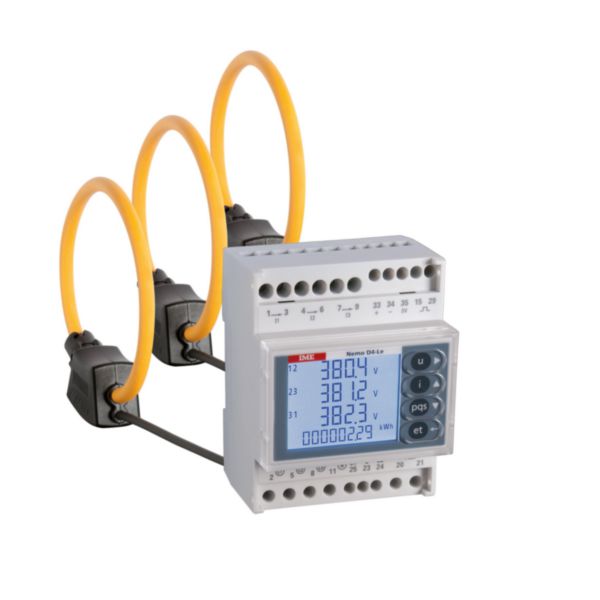 Centrale de mesure type NEMO D4-Le - 4 modules - 80-500V/20-1000A - Alim.aux. 230V + 3 tores Rogowski Ø80mm - sortie pulse + MODBUS - Page 4