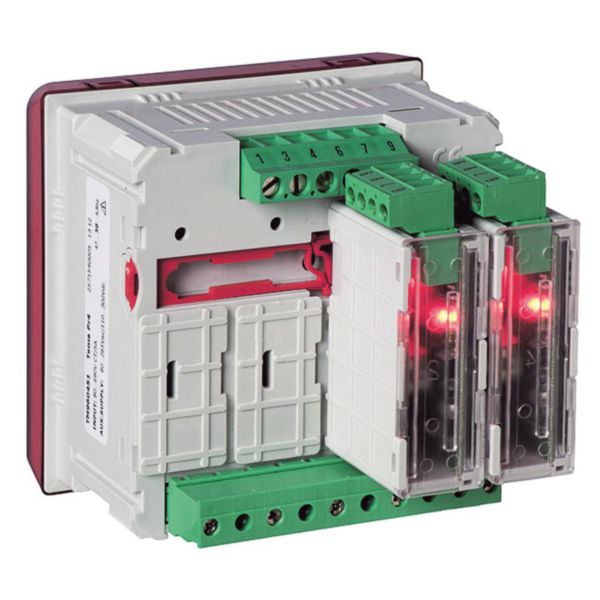 Transducteur multifonctions TEMA PR4 - 4 modules - mono et tri. 3/4 fils - Entrée 80 à 690V TC/1A - Alim.aux. 80 à 265VAC 110 à 300VDC