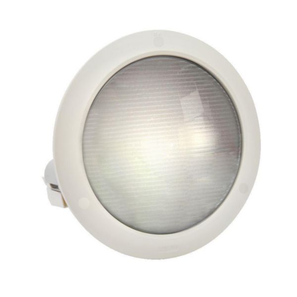 Luminaire encastré rond blanc kalank antivandale détection hf +lampe fluo 1200lm