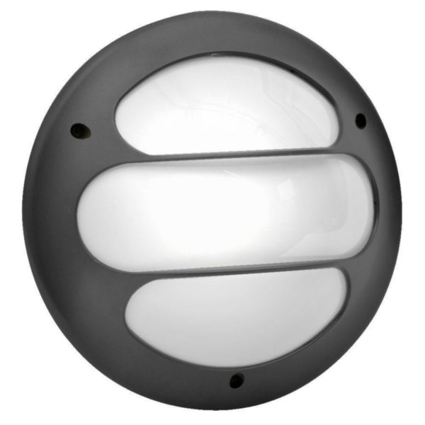 Hublot koreo arc rond grille 2 taille 2 graphite E27