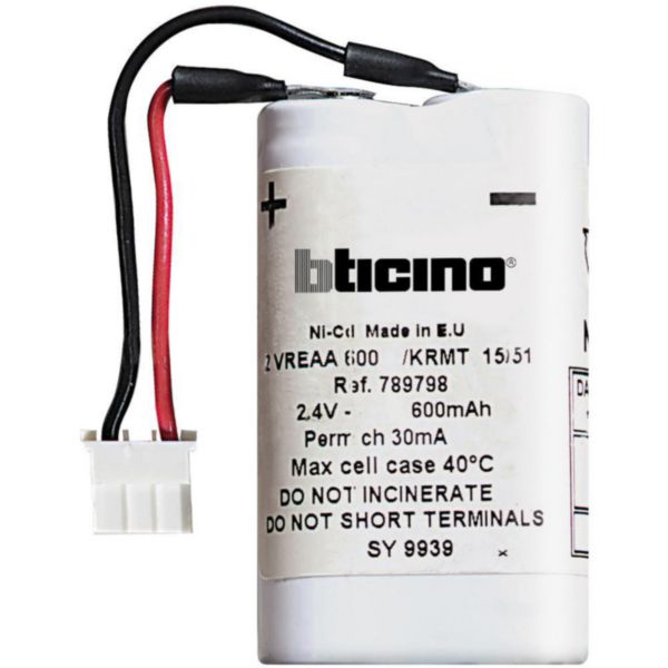Batterie de rechange pour lampe de secours LivingLight 2,4v 600ma