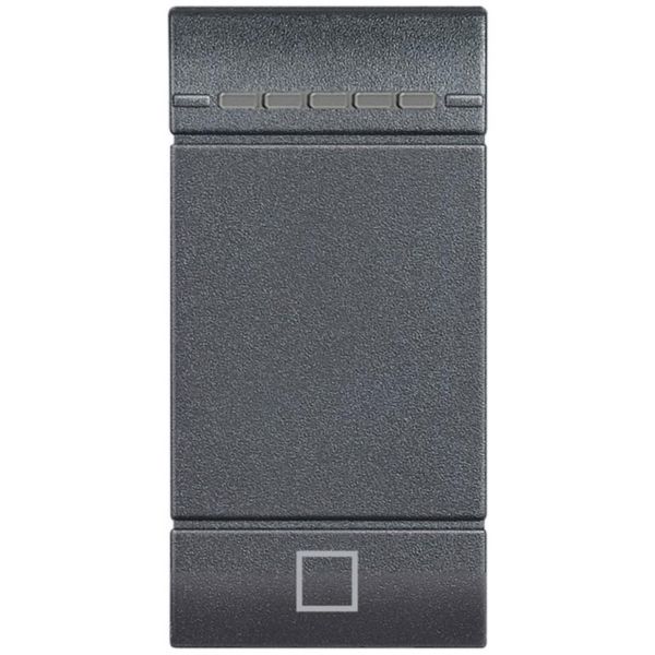 Manette Livinglight symbole STOP 1 module - anthracite