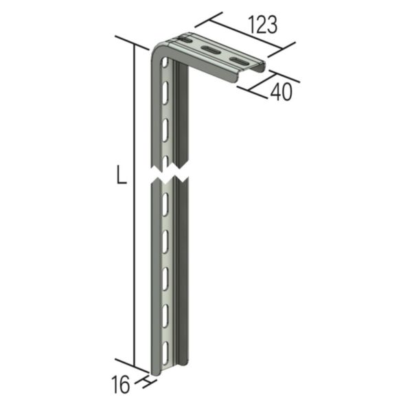 Pendard PL1 - fixation plafond de charges légères en pendard avec pendard PCSN - finition GS