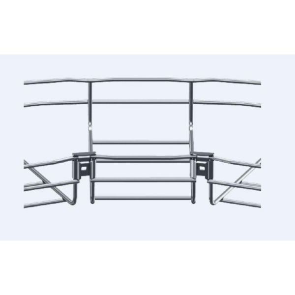 Éclisse rapide sans vis Faslock XL pour chemins de câbles fils Cablofil CF30 et CF54 largeur 300 à 600mm - finition EZ