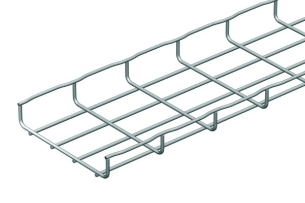 Chemin de câbles fils Cablofil avec bord sécurité CF30 standard - haut. 30mm, larg. 150mm, long. 3m - finition Inox 316L