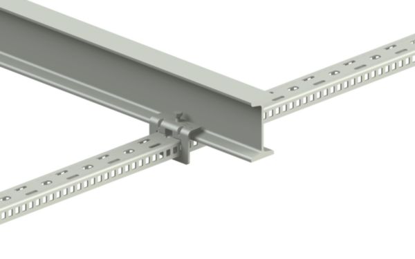 Crapaud CLMFAS - pour fixation de rail RCSN sur IPN et IPE 80 à 200 - charge 18daN - finition Inox 316L