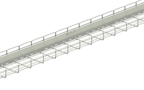 Jonction sans vis COT J pour chemins de câbles fils Cablofil - hauteur 21mm - finition GS