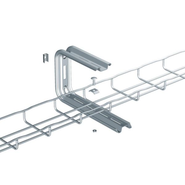 Console CSCC 100 chemins de câbles fils Cablofil et ZF31 et tôle P31- fixation murale et plafond charges légères à moyennes - GC