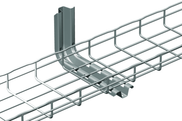 Console sans vis CSN 300 chemins de câbles fils Cablofil et ZF31 - fixation murale et plafond charges légères à moyennes - Inox 304L