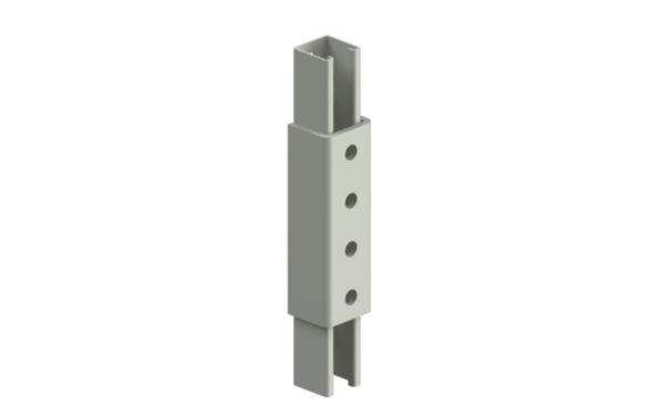 Équerre avec 4 perforations ECL41/41 - pour liaison entre pièces de la gamme 41 en fixation plafond - finition Inox 316L - Page 18