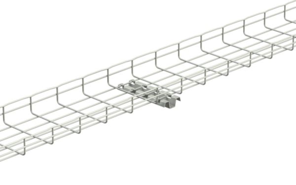 Rail sans vis RCSN chemins de câbles fils Cablofil et ZF31- fix.murale chant ou remontée verticale, fix. plafond et au sol- Inox 304L