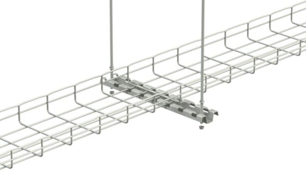 Rail sans vis RCSN chemins de câbles fils Cablofil et ZF31- fix.murale chant ou remontée verticale, fix. plafond et au sol- Inox 304L