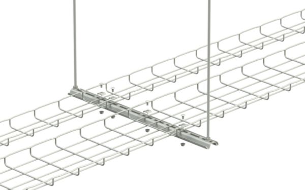 Rail RCS chemins de câbles fils Cablofil CF30 et CF54 - fixation plafond charges légères pendard avec rail, pendard - 2m - Inox 316L