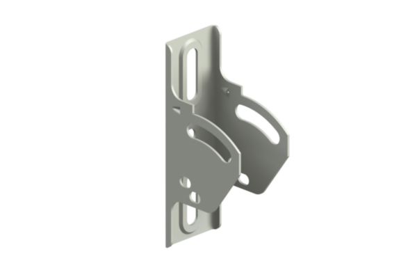 Semelle de console inclinable SI chemins de câbles fils Cablofil et ZF31 l - fixation murale charges légères à moyennes - finition GC