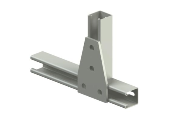 Équerre en trapèze avec 4 perforations TRAP4T - pour liaison entre pièces de la gamme 41 en fixation plafond - finition GC - Page 17
