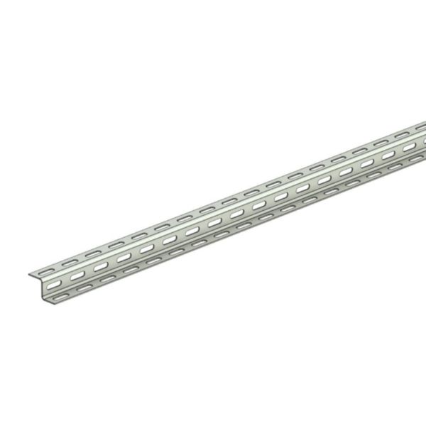 Profil perforé en Z - section 48x24x48mm, perforation 7x25mm et longueur 3m - finition GC