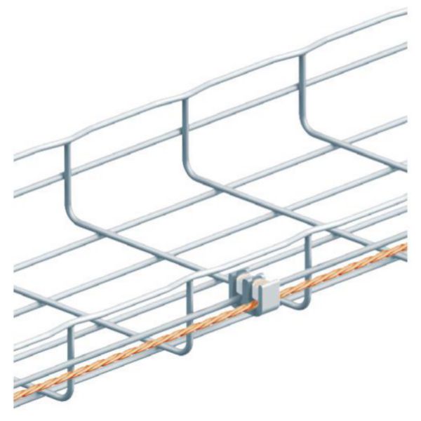 Connecteur équipotentiel GRIFEQUIP2 pour CDC fils Cablofil CF30 , CF54 et CF105 et ZF31 finitions GS et GC - finition Aluminium