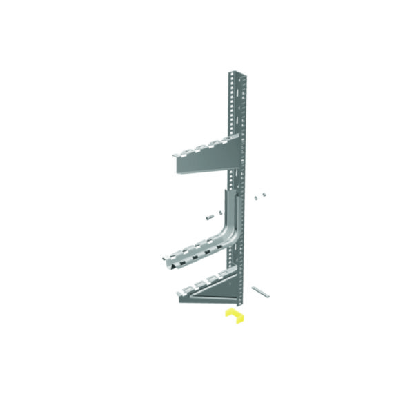 Échelle EDF chemins de câbles fils Cablofil à associer aux consoles - fixation murale et plafond charges légères à moyennes - Inox 316L