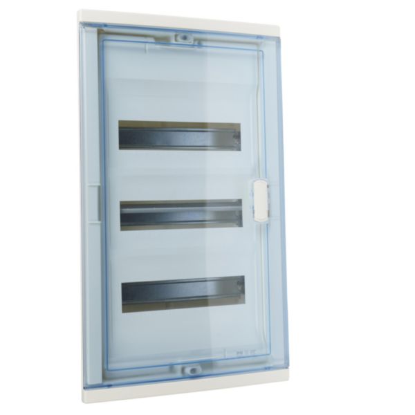 Coffret encastrement porte transp.