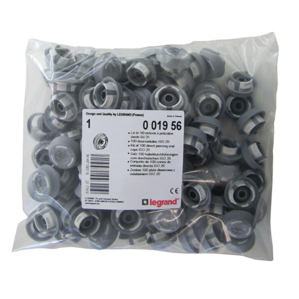 Lot de 100 embouts à perforation directe ISO Ø20mm